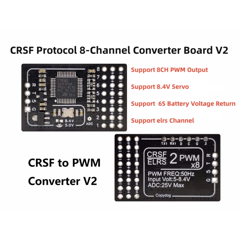 Tbs Fpv Crossfire - Konwerter TBS Crossfire ELRS na PWM