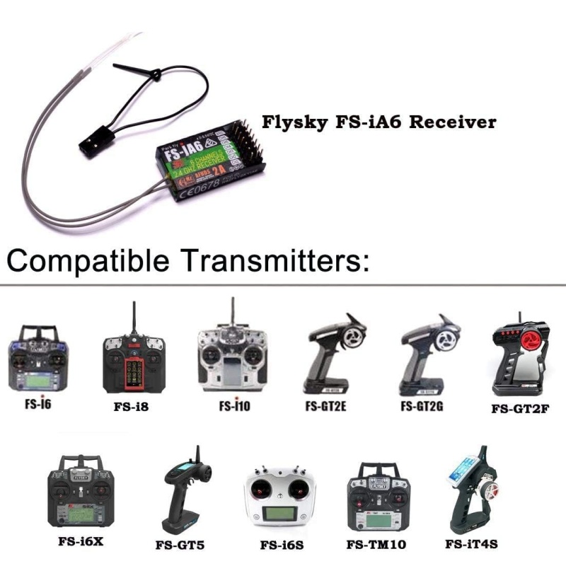Odbiornik Flysky FS-IA6 6-kana – Drone Racing Antenna recenzja i cena