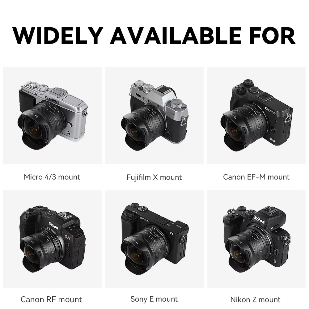 7artisans 7.5mm F2.8 II APS-C  – Canon Camera Eos M50 Mark Ii recenzja i cena