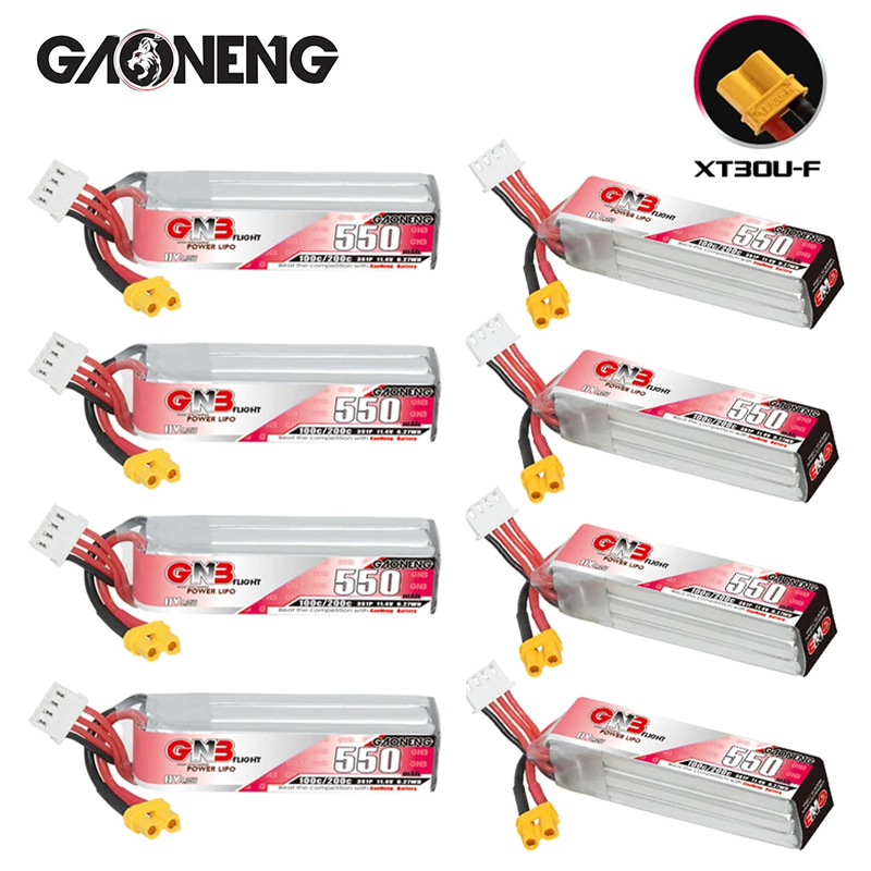GNB HV 11.4V 550mAh 100C/200C  – Drone Racing Battery recenzja i cena