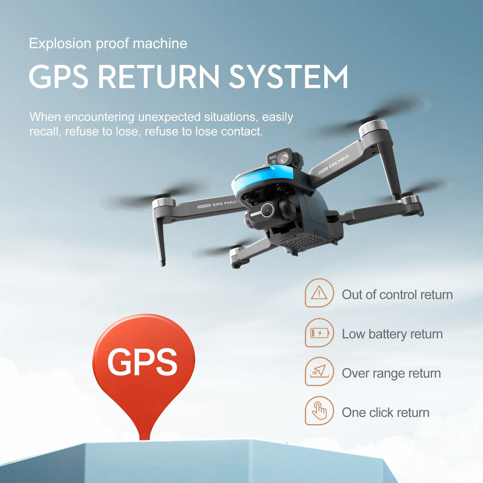 NOWOŚĆ S9S MAX MINI Drone 4K 2 – Drone Racing Camera recenzja i cena
