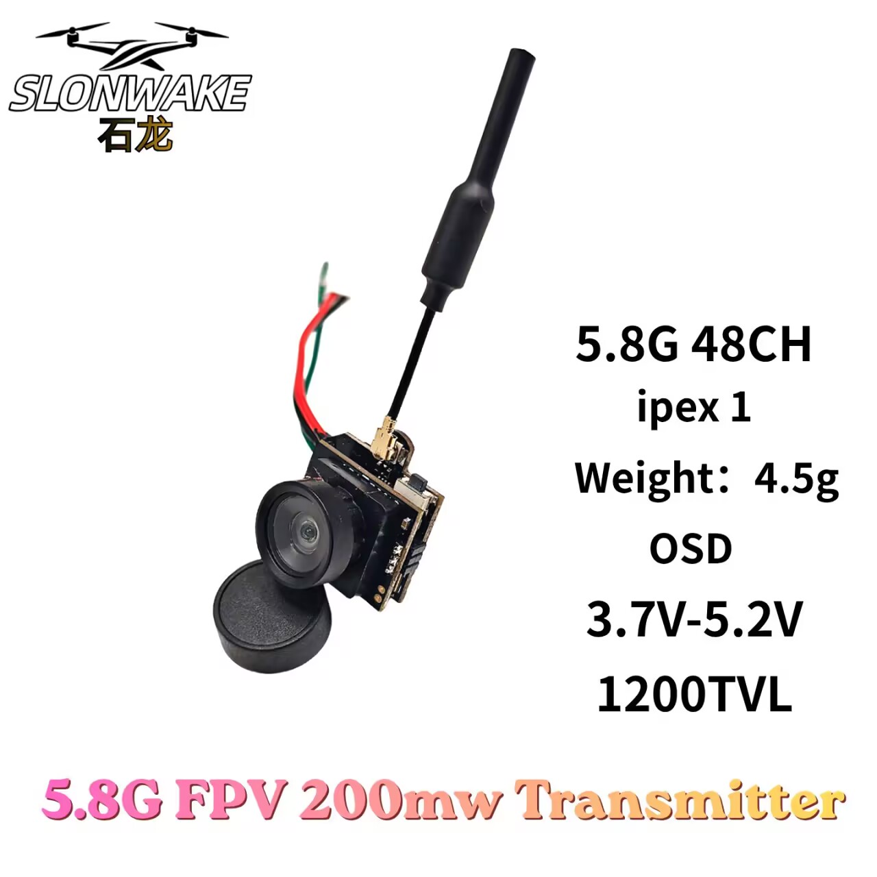 Kamera do analogowej transmisj – Drone Racing Transmitter recenzja i cena