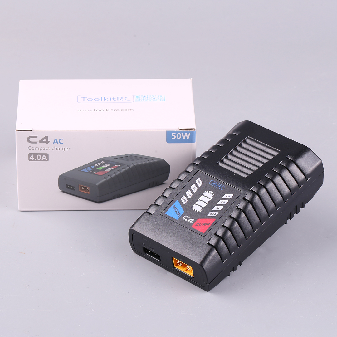 ToolkitRC C4 50W 5A Ładowarka  – Drone Racing Charger recenzja i cena
